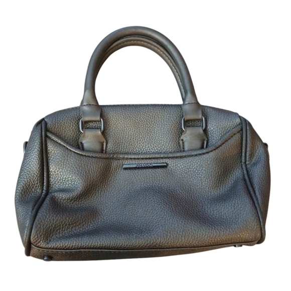 Mango Textured Black Handbag - Picture 1 of 6